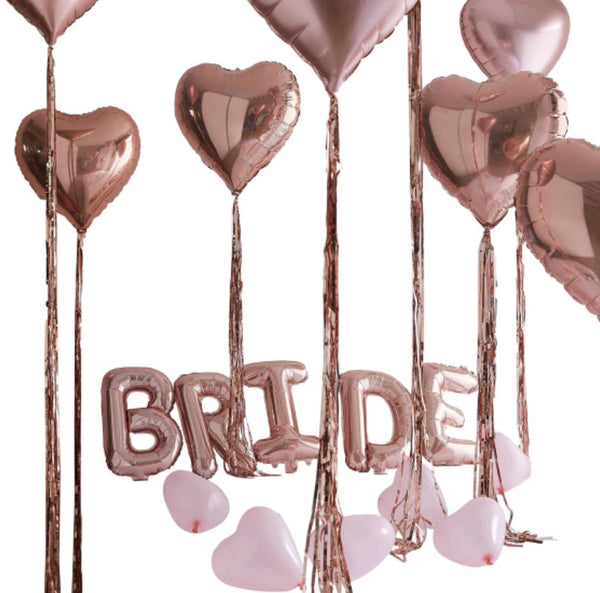 BLUSH HEN BALLOON PACK BRIDE BEDROOM DECOR PACK